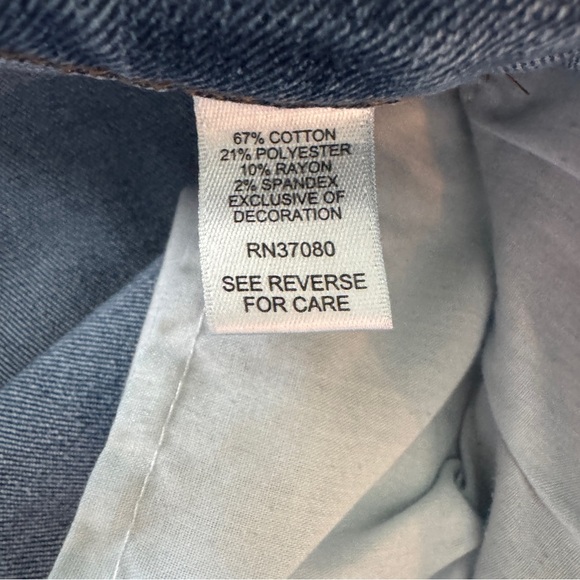 EST. 1946 Denim Patchwork Colurful Stitching Fun Women's Jeans Size14 High Rise - Picture 3 of 10